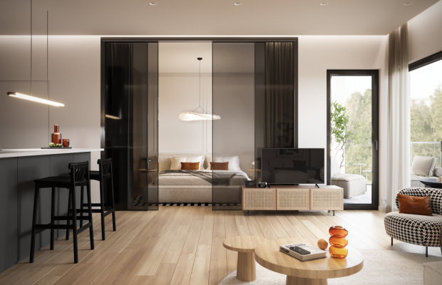 Popów | Nowe mieszkanie | 3 pokoje | ogródek