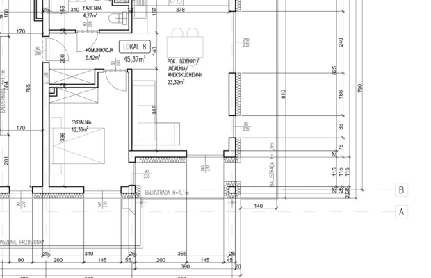 Popów | mieszkanie | 2 pokoje | 1 piętro | taras