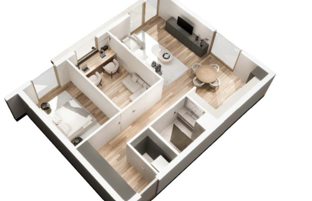 Popów | 3 pokoje | 2 piętro | taras