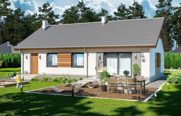 Gruszewnia | Dom w stanie surowym zamkniętym