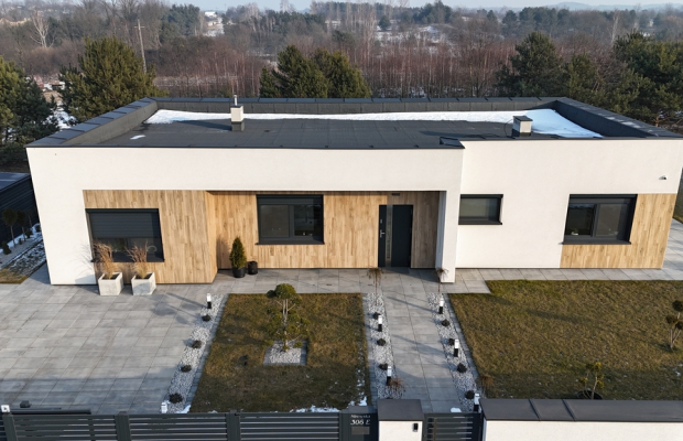 Częstochowa ul.Mirowska | Nowoczesny parterowy dom