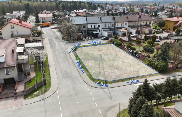 Działoszyn | Atrakcyjna działka narożna