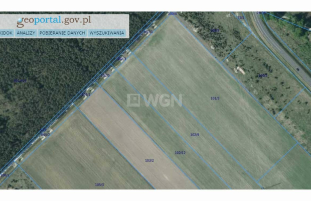 Sobin, Polkowice, działka, 1,9 ha, sprzedaż, 3 040 000 zł.  
  
Na sprzedaż grunt komercyjny w strefie ekonomicznej w miejscowo