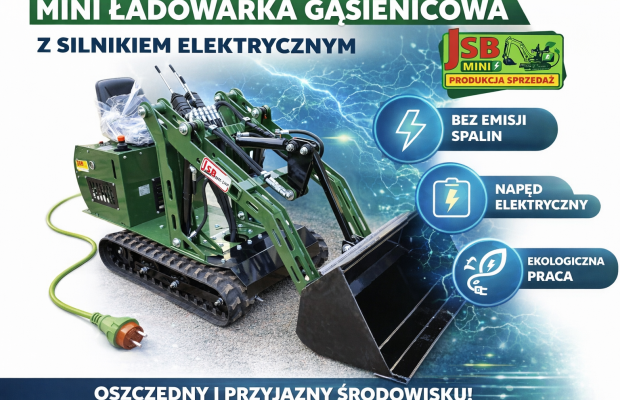 Elektryczna E Ładowarka E Koparka NOWE 2026 | Prosto od Producenta JSB MINI