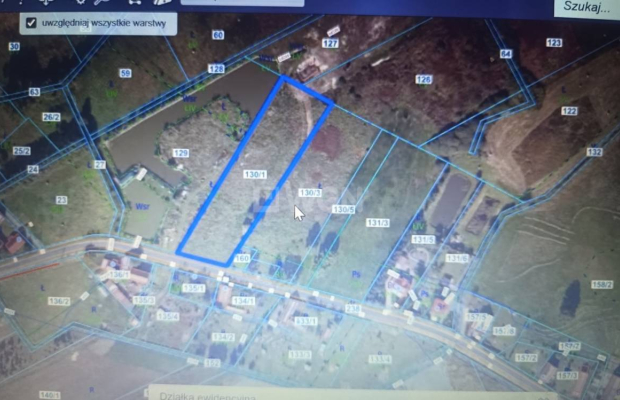 Jakubowo Lubińskie, gmina Przemków, działka 7459 m2, sprzedam, 175 000 zł.  
  
Na sprzedaż działka o powierzchni 74,59 ar z wy