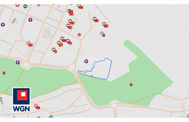 Głogów, grunt inwestycyjny, powierzchnia 11 480 m2, sprzedam, 5 200 000 zł netto.  
  
Zapraszam do zapoznania się z ofertą spr