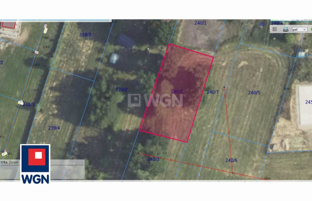 Radwanice, powiat Polkowice, działka, 800 m2, sprzedaż, 120000 zł.  
  
Na sprzedaż grunt budowlany, działki 240/1; 240/2; 240/