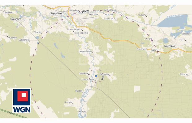 Leszno Górne, grunt rolny, działka 44,25 ar, sprzedam, 65000,00 zł.  
  
Na sprzedaż działka, położona w Lesznie Górnym.  
Dzia