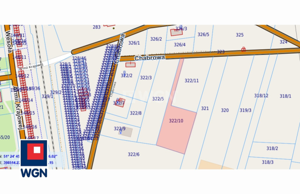 Chocianów, powiat Polkowice, działka, 2509 m2, sprzedaż, 195000 zł.  
  
Na sprzedaż grunt budowlany, działka 322/10 w miejscow