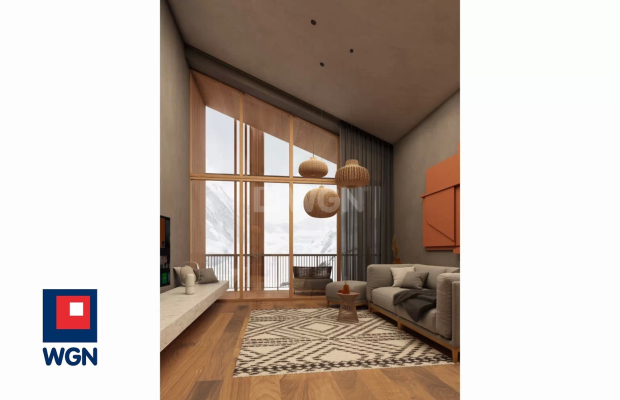 Gudauri, Gruzja, apartament, 43,7 m2, 406507 zł.  
  
Apartament na 4 piętrze z balkonem. Salon z aneksem kuchennym, przedpokój