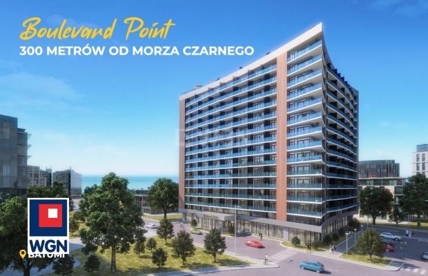 Batumi, Gruzja, region Adżara, apartament, 47,02 m2, 385093 zł.  
  
Apartament na 5 piętrze z balkonem. Salon z aneksem kuchen