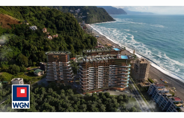 Gonio, Batumi, Gruzja, region Adżara, apartament, 34,5 m2, 398714 zł.  
  
Apartament na 16 piętrze z tarasem. Salon z aneksem 