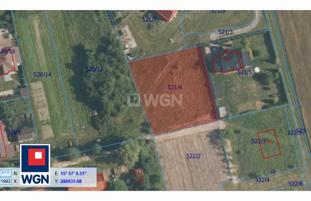 Parchów, gmina Chocianów, 1500 m2, sprzedaż, 120000 zł.

Na sprzedaż grunt budowlany: działka 521/4 w miejscowości Parchów, gmi