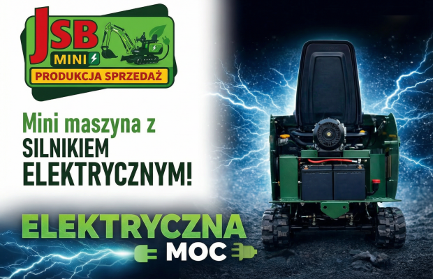 Elektryczna E Ładowarka E Koparka NOWE 2026 | Prosto od Producenta JSB MINI