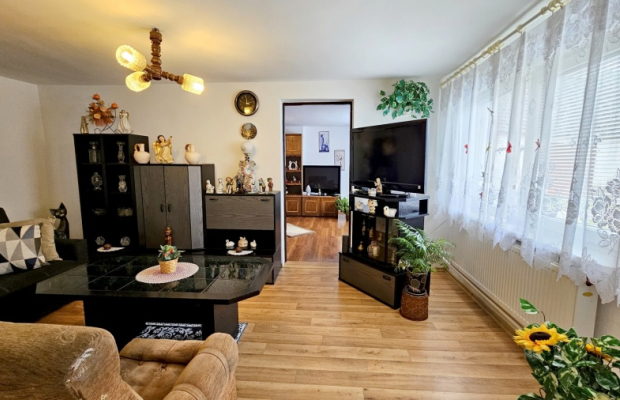 Dom wolnostojący, bud. gosp. i 2 działki