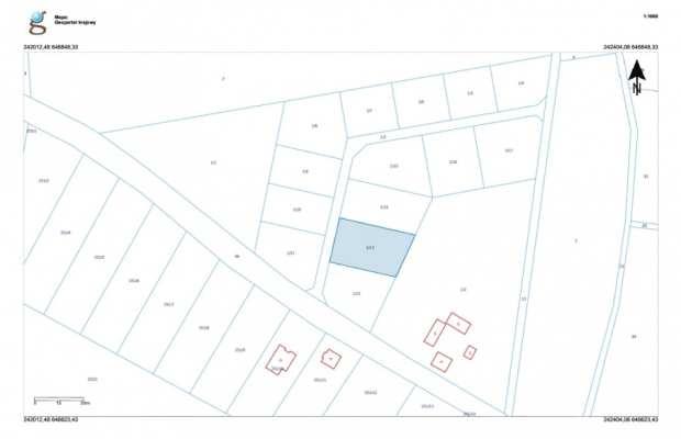 Działka 1/13 w kompleksie 14 działek z WZ