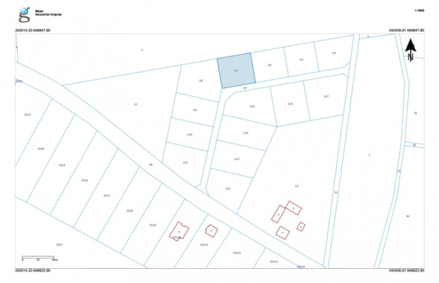 Działka 1/7 w kompleksie 14 działek z WZ