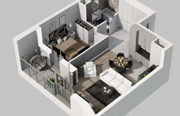 Mieszkanie 2-pokojowe nad rzeką!