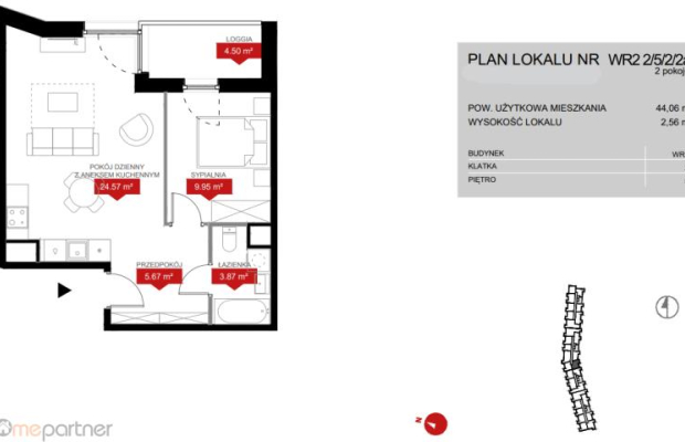 Mieszkanie 2-pokojowe nad rzeką!