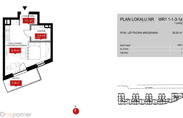 Kawalerka z sypialnią I nad rzeką I