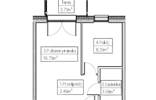 Nowe WYKOŃCZONE POD KLUCZ 2-pokojowe mieszkanie!