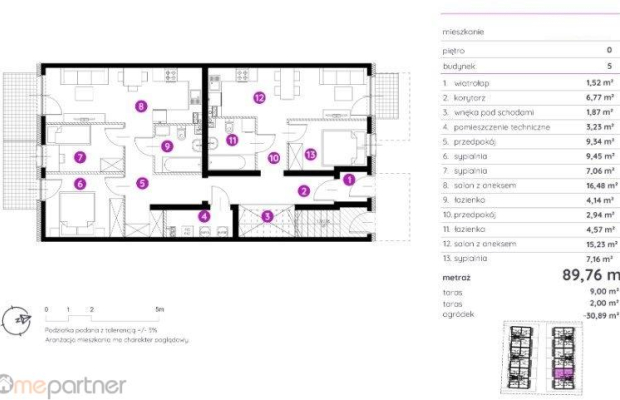 Energooszczędne mieszkanie z ogródkiem na Jagodnie!