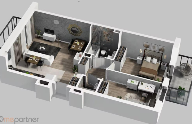 Mieszkanie 3-pokojowe z WIDOKIEM NA RZEKĘ!