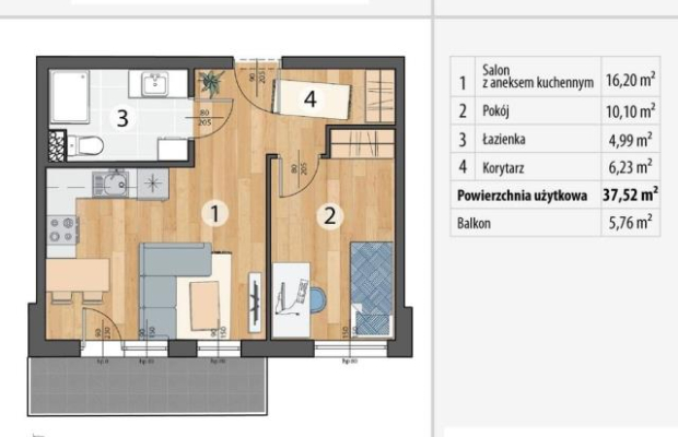 Gotowe do odbioru • PKP 300 m • Balkon • Smolec