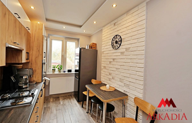 2 pokoje na parterze 55 m2 z balkonem, Sródmieście