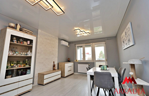 2 pokoje na parterze 55 m2 z balkonem, Sródmieście