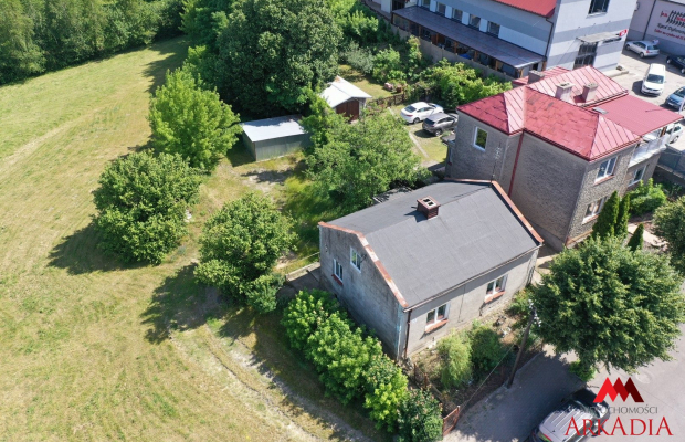  działka inwestycyjna Lipno z budynkiem