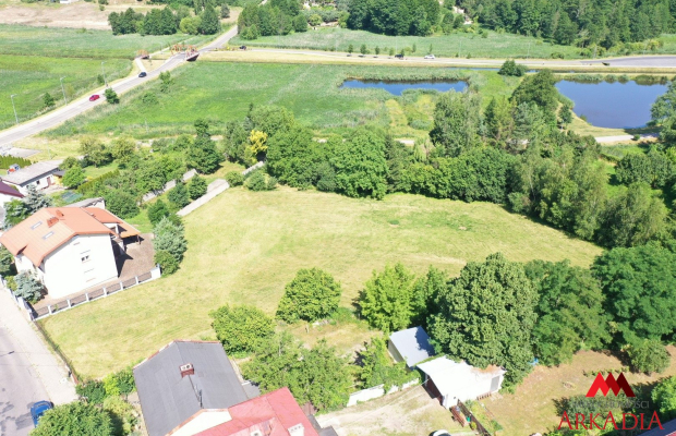  działka inwestycyjna Lipno z budynkiem