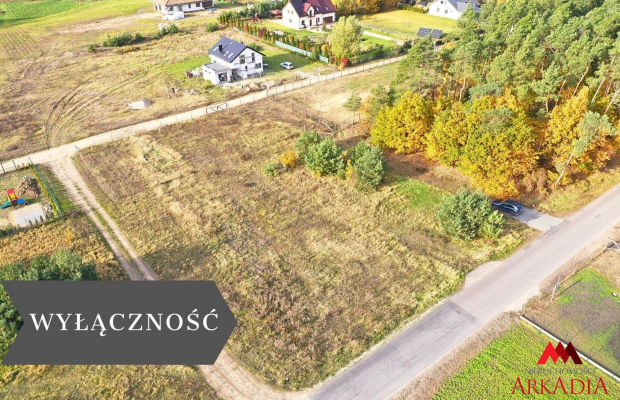 działka budowlana 3023 m², Kąty kolonia