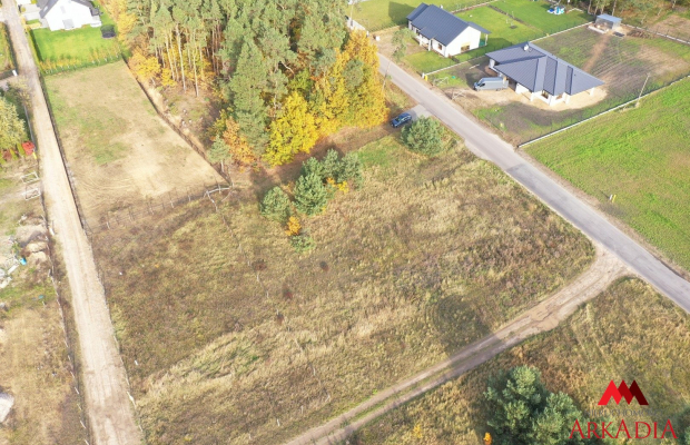 działka budowlana 3023 m², Kąty kolonia