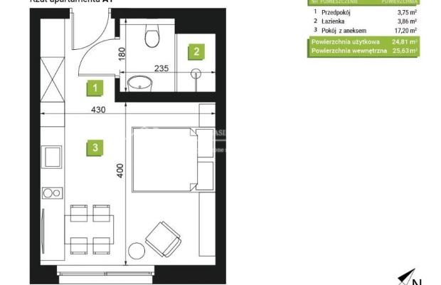 OKAZJA CENOWA | Apartament inwestycyjny Szczyrk | 25,63 m² | 349 000 zł | Wspaniała lokalizacja  

 Na sprzedaż  apartament inw