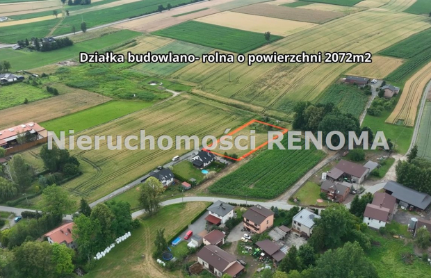 Na sprzedaż działka budowlano-rolna Krzyżowice