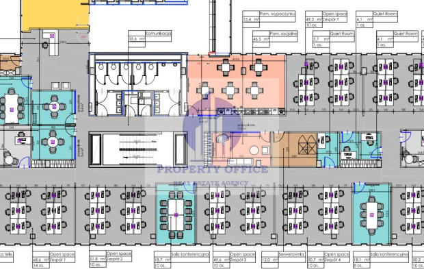 Włochy: lokal biurowy na wynajem