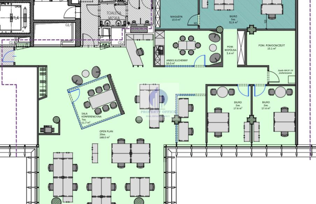 Ochota: lokal biurowy na wynajem