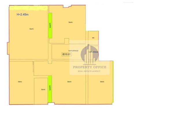 Mokotów: lokal biurowy na wynajem