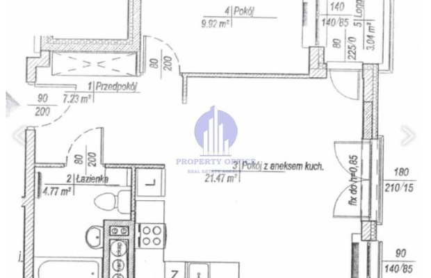 Bielany: biuro 43,39 m2