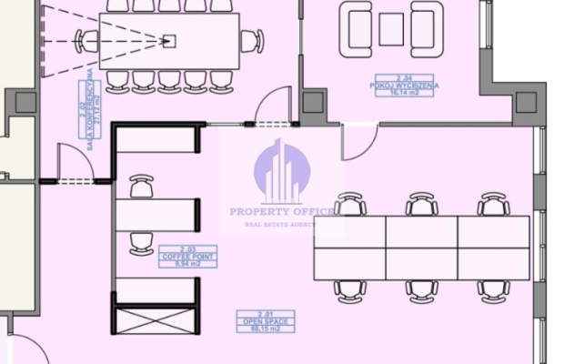 Śródmieście: lokal biurowy na wynajem