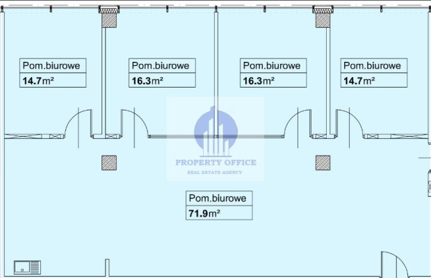 Mokotów: lokal biurowy na wynajem