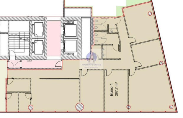 Śródmieście: lokal biurowy na wynajem