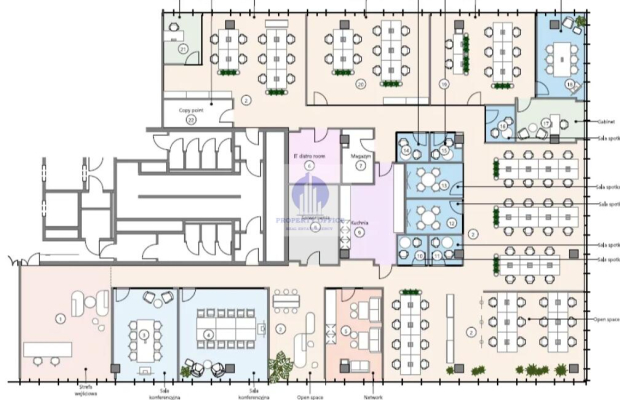 Mokotów: lokal biurowy na wynajem