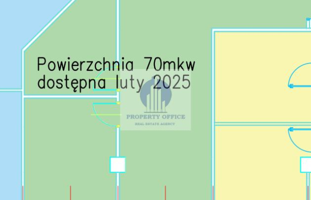 Wola: lokal biurowy 75,60 m2 na wynajem