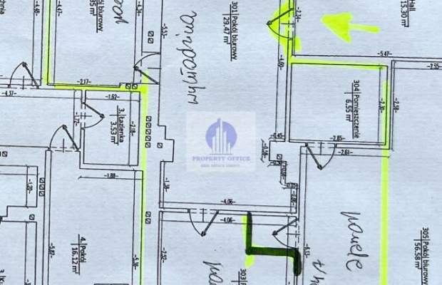 Mokotów: lokal biurowy 84,66m2 na wynajem