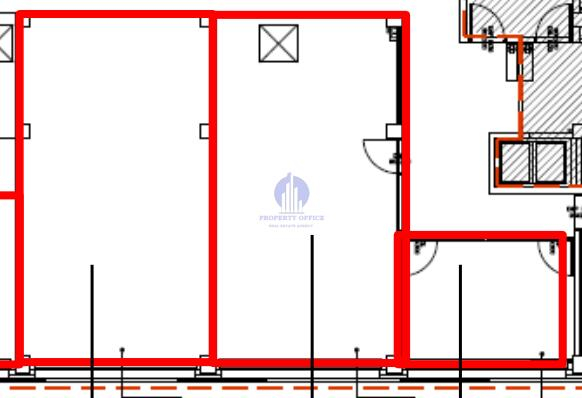 Mokotów: lokal biurowy 124,58m2 na wynajem