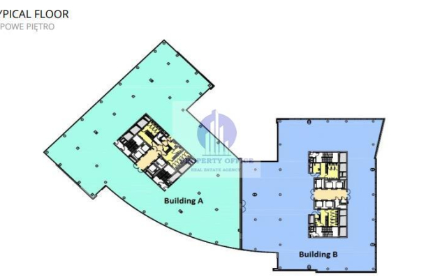 Śródmieście: lokal biurowy 1040 m2 na wynajem