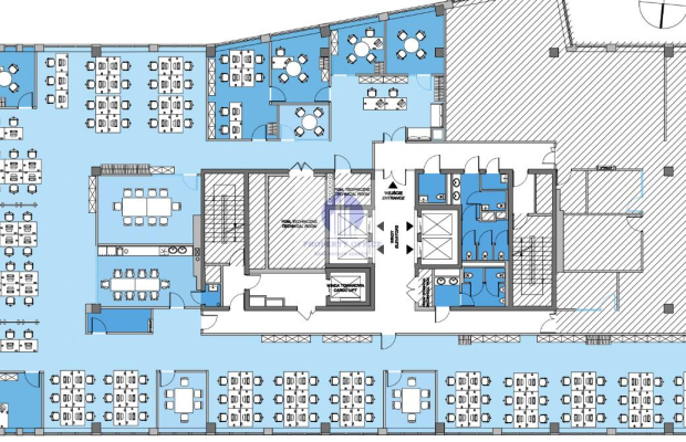 Wola: lokal biurowy 844 m2 na wynajem