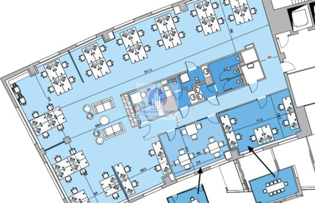 Ochota: lokal biurowy 395 m2 na wynajem